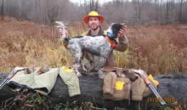 Gary Gross and his Llew at the 2010 RGS Youth Hunt.