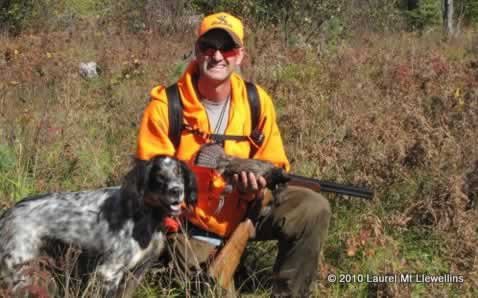 Dan and his Llew, Hatch (Shay x Brier) in the Northwoods.